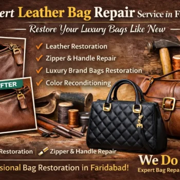 Leather bag repair service in Faridabad