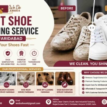 Shoe Cleaning Service in Faridabad