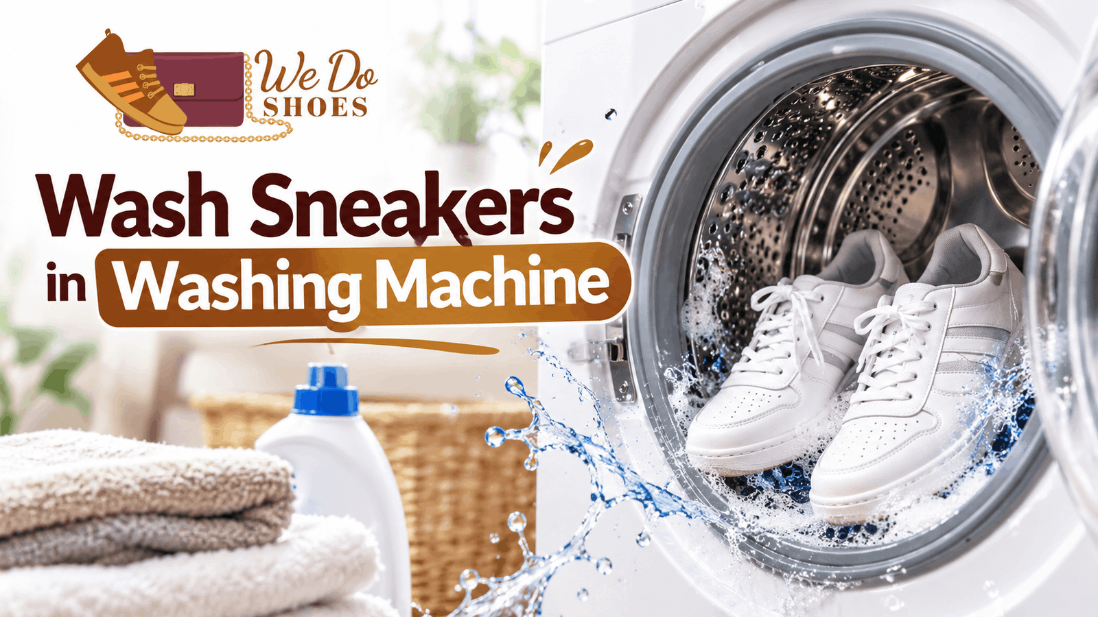 Wash Sneakers in Washing Machine